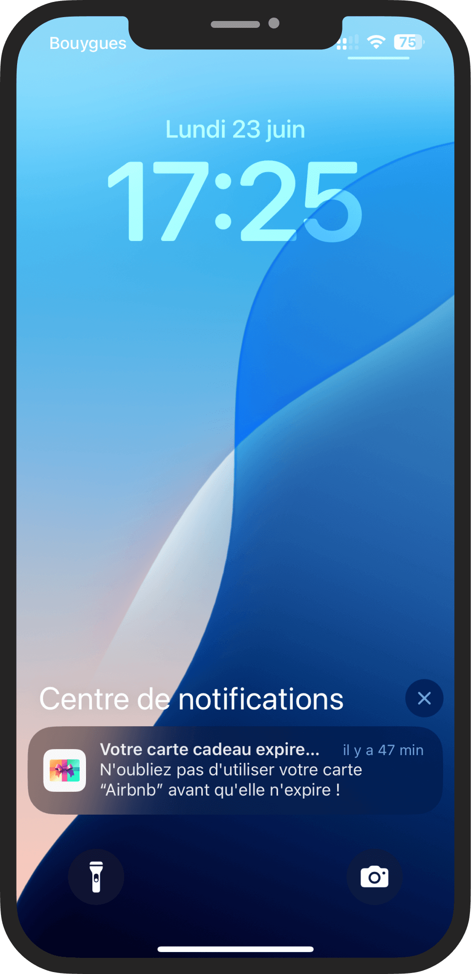 Recevez un rappel avant l'expiration de votre carte cadeau